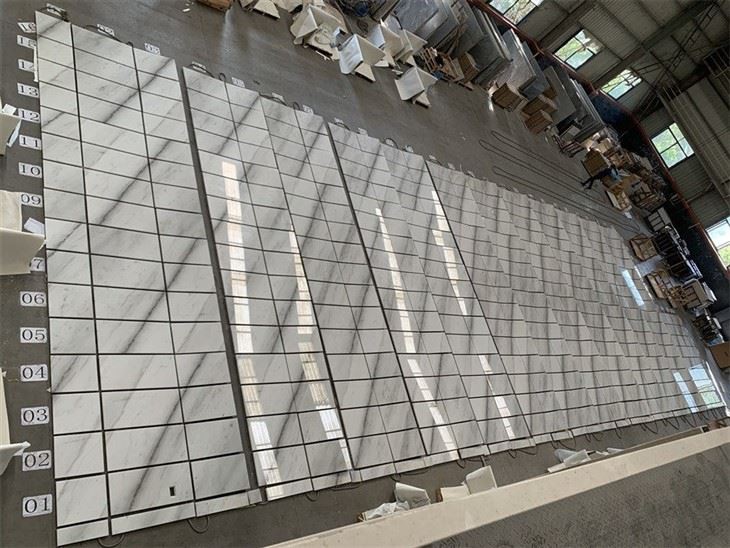 White Marble Floor Tiles 600x600